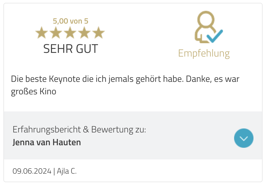 Proven Expert Keynote schmal