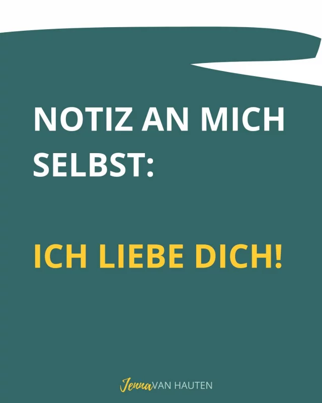 Notiz an mich selbst:
Ich liebe dich, auch wenn du zweifelst.
Ich liebe dich, auch wenn du fällst.
Ich liebe dich, weil du lernst, aufzustehen – immer wieder.

Früher hätte ich diesen Satz nicht glauben können. „Ich liebe dich“ zu mir selbst zu sagen, fühlte sich fremd an – fast unverdient.
Aber mit der Zeit habe ich verstanden: Selbstliebe ist kein lautes Statement, sondern ein stilles Erinnern, dass ich genug bin. Jeden Tag. 💛

Folg mir, wenn du lernen willst, dich selbst mit derselben Wärme zu behandeln, die du anderen gibst.

#schemadu
#selbstbewusst
#stärkenstärken
#jobliebe
#persönlicheweiterentwicklung