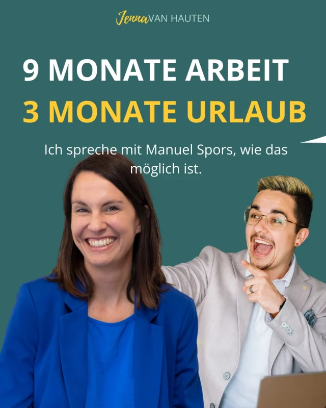 9 Monate arbeiten und 3 Monate Urlaub machen – was für viele nach einer fernen Utopie klingt, ist für @manuel_spors seit Jahren gelebte Realität. In meiner aktuellen Podcast-Folge veröffentliche ich ein besonderes Archiv-Interview, das ursprünglich nur auf YouTube erschienen ist. Da es perfekt den Geist der kommenden Schema Du® NIGHT widerspiegelt, möchte ich diese wertvollen Impulse auch im Podcast mit dir teilen.

Manuel hat bereits mit 18 Jahren sein erstes Unternehmen gegründet und sich bewusst gegen das ‚Schema F‘ seiner Herkunft entschieden. Wir sprechen über seinen Weg vom Maschinenbau-Lehrling zum erfolgreichen Mentor und darüber, wie ihn ein schwerer Autounfall dazu brachte, sein gesamtes Business-Modell radikal in Richtung Lebensqualität umzubauen.
Getreu seinem Motto ‚Be different and show it‘ erfährst du, warum Mut zur Individualität der größte Erfolgsfaktor ist und warum es sich lohnt, die Komfortzone zu verlassen, bevor der Körper die Notbremse zieht.

Möchtest du auch lernen, deine eigenen Regeln zu schreiben und Blockaden zu lösen? Dann komm am 7. März zur Schema Du® NIGHT nach Karlsruhe! 

👉  Die kostenlose Anmeldung findest du hier: vanhauten.com/schema-du-night

Die ganze Folge findest du überall, wo es Podcasts gibt.

#schemadu
#jobwechsel
#stärkenstärken
#jobliebe
#persönlicheweiterentwicklung