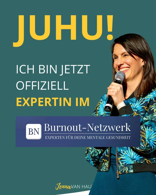 Juhu! 🎉 Ich wurde ins @burnoutnetzwerk aufgenommen als Expertin für Burnout-Prävention.

Das Burnout-Netzwerk bietet im gesamten deutschsprachigen Raum professionelle Hilfe bei Stress, Erschöpfung und Burnout.
Ich wurde als Expertin für Burnout-Prävention in dieses Netzwerk aufgenommen.

Denn in meinen Coaching-Programmen unterstütze ich dich dabei, in deinem Job glücklich und erfüllt zu sein

– ohne dich auszubrennen.

Im Schema Du® TRAUMJOB Coaching unterstütze ich dich, einen Job zu finden, der genau zu dir passt.

Im Schema Du® CONFIDENCE Coaching zeige ich dir, wie du gut auf dich achtest und für dich und deine Bedürfnisse einstehst.

In der Mastermind für Leader*innen unterstütze ich dich, in deiner Führungsrolle empathisch und klar für dein Team da zu sein und gleichzeitig gut auf dich zu achten.

Ich unterstütze dich, erfolgreich und erfüllt zu sein im Job, den du liebst.

Und zwar ohne dich zu verbiegen oder aufzuspielen.

Sondern genau wie es zu deinen Zielen, Werten, deiner Persönlichkeit und deinen einzigartigen Stärken passt. 

#schemadu
#jobwechsel
#stärkenstärken
#jobliebe
#persönlicheweiterentwicklung
#endlicheinjobderzumirpasst