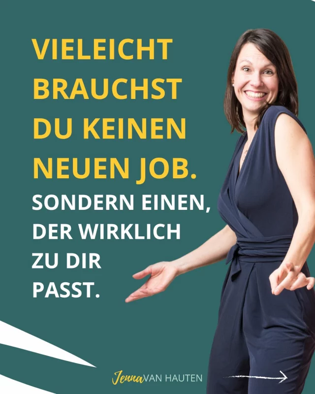 Nicht jede Unzufriedenheit im Job kommt von einem „falschen Job“.

Aber viele sind nicht richtig passend.

Und das ist ein Unterschied.

Denn wenn du denkst,
du musst sofort alles hinschmeißen,
macht das Druck.

Und Druck blockiert.

Was viel hilfreicher ist:

Erstmal verstehen,
was eigentlich nicht passt.

Ist es die Aufgabe?
Das Umfeld?
Die Art zu arbeiten?
Die fehlende Nutzung deiner Stärken?

Denn genau da liegt der Schlüssel.

Manchmal ist es ein klarer Jobwechsel.
Manchmal reicht eine bewusste Veränderung im bestehenden Job.

Aber beides braucht Klarheit.

Und genau die bekommst du im
Schema Du® TRAUMJOB Coaching.

👉 Kommentiere „KLARHEIT“, wenn du das für dich herausfinden willst.